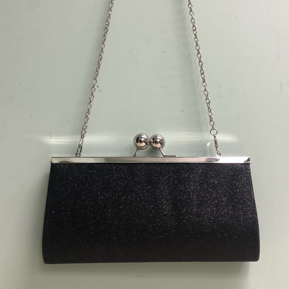 Jessica McClintock Glitter Crossbody (PM137) - Picture 4 of 5